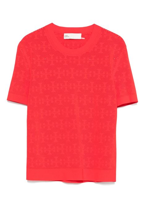 Top in maglia in rosso Tory burch - donna TORY BURCH | 168853603